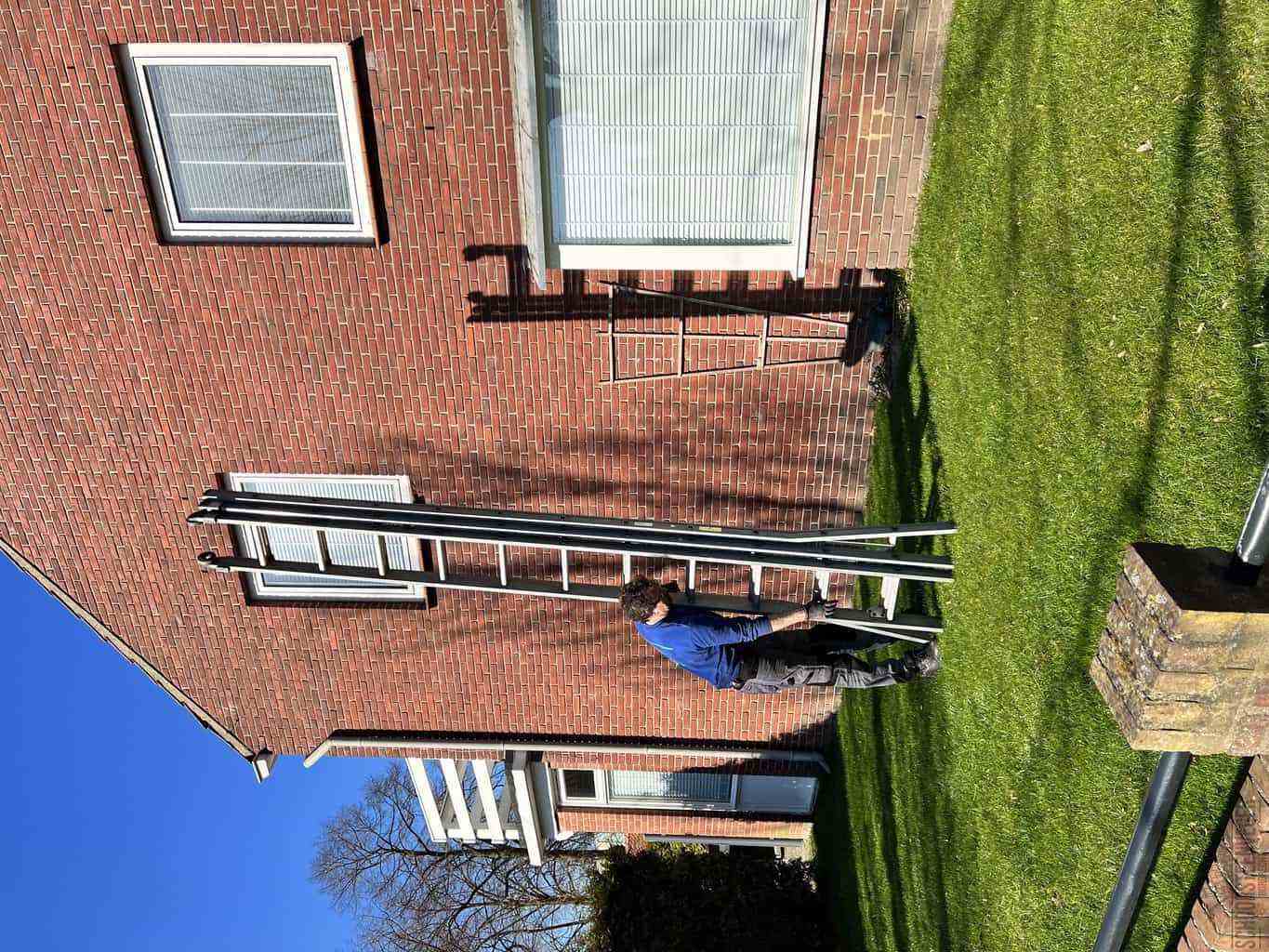 Dordrecht schoorsteenveger huis ladder